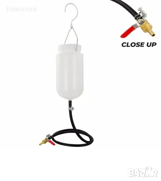 1 литър допълнителен резервоар за гориво - мотоциклет, снимка 1