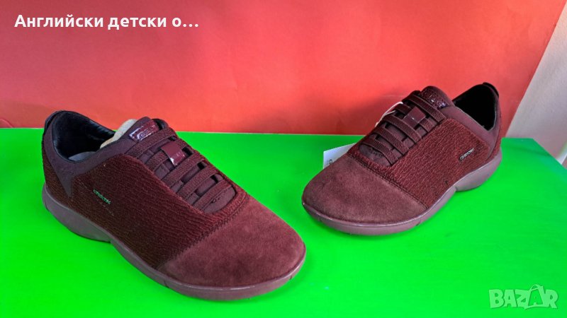 Английски детски маратонки естествена кожа-GEOX , снимка 1