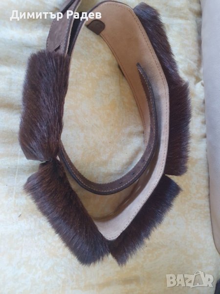 НОВИ  АВДЖИЙСКИ  кол. патрондаши със  25 гнезда за патрони и ремъци за авдж. пушки от естеств. кожа , снимка 1