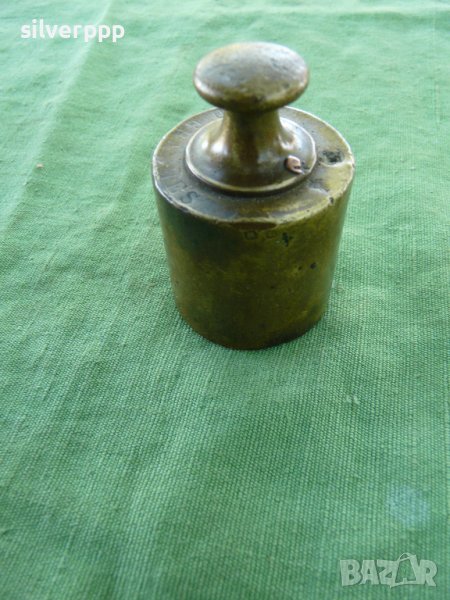  Стара бронзова тежест за везна , снимка 1