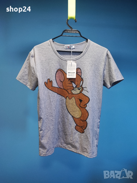 Тениска Памучна  Jerry/Дамска М, снимка 1