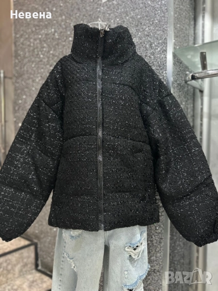 Зимно яке букле 2 цвята, снимка 1