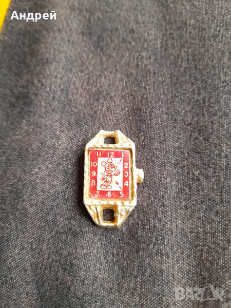 Стар детски часовник,играчка, снимка 1