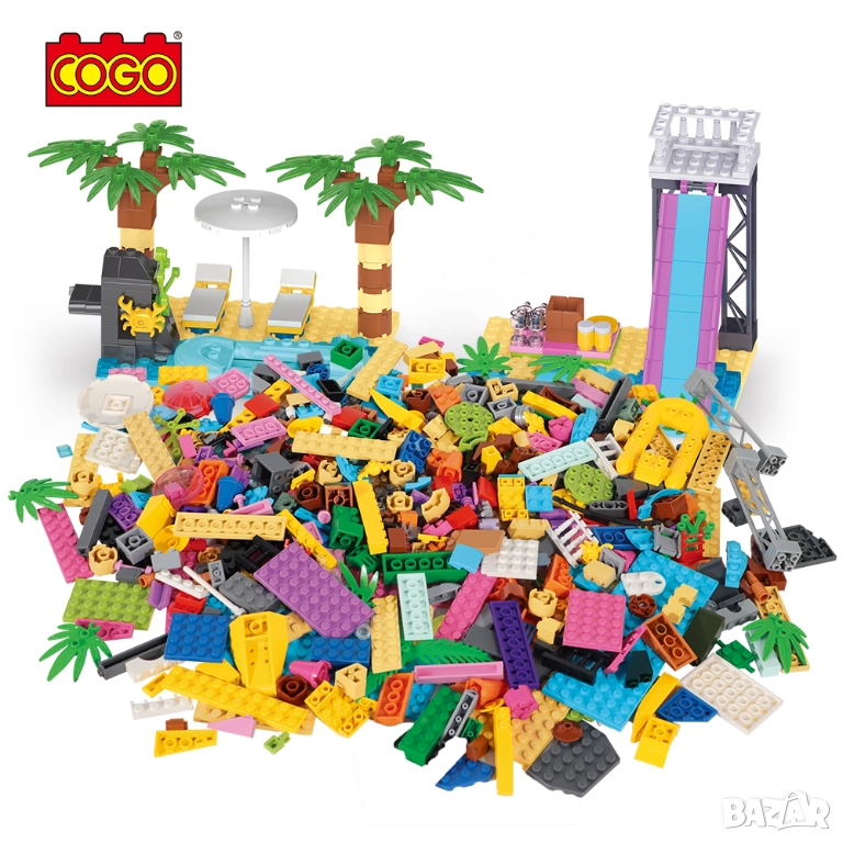 Конструктор 1200 части, снимка 1