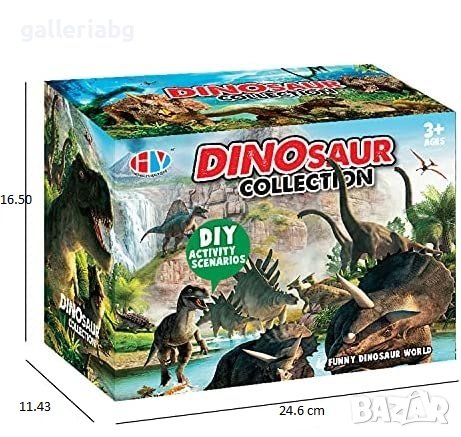 Игрален сет с много динозаври, снимка 1