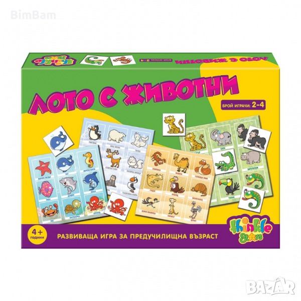 Детска игра - Лото с животни / Thinkle Stars, снимка 1