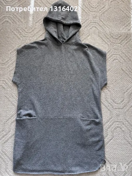 Дамска туника с качулка, размер S/M, снимка 1