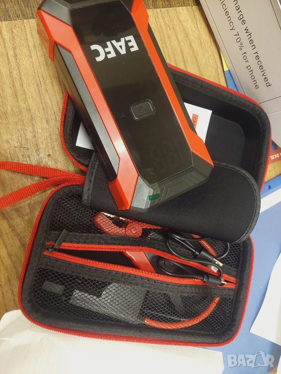 Стартер за автомобилен двигател,600/1200/2000A,EAFC,12V car jump starter, снимка 1