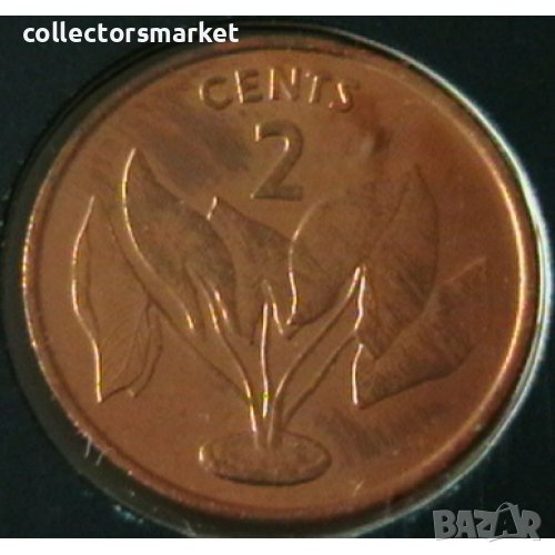 2 цента 1979, Кирибати, снимка 1