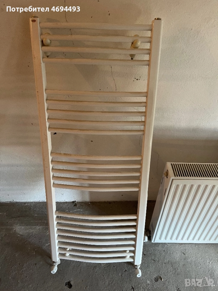 Алуминиева лира за баня, снимка 1