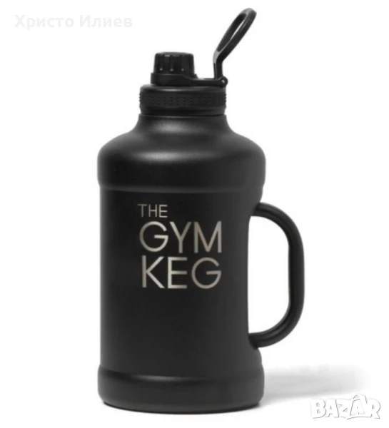 Термо бутилка Фитнес Спорт Туризъм Манерка Термос вода метална 2 литра студено 24 часа топло 12 часа, снимка 1