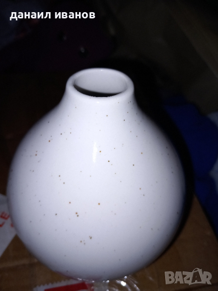 малка керамична ваза за хол 12/10, снимка 1