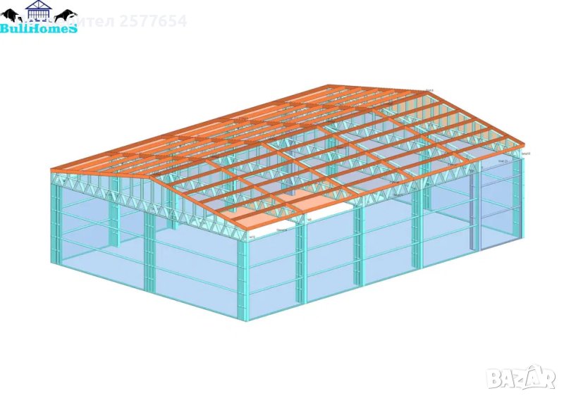 ЛИЗИНГ - Халета, Хале, Магазини, Магазин, Складове 140м2-10м х 14м х 3, снимка 1