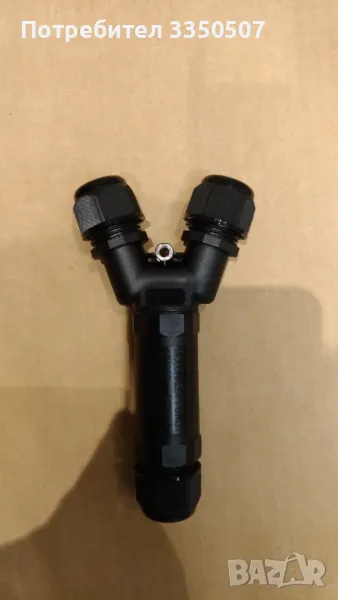 Щуцер/конектор за кабел, водоустойчив IP68 3P и 5P, снимка 1