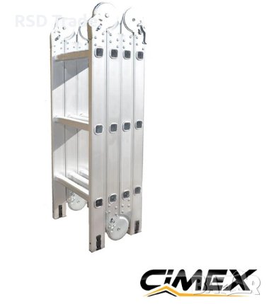 Мултифункционална алуминиева стълба - 10,40 м., (4х9), снимка 1