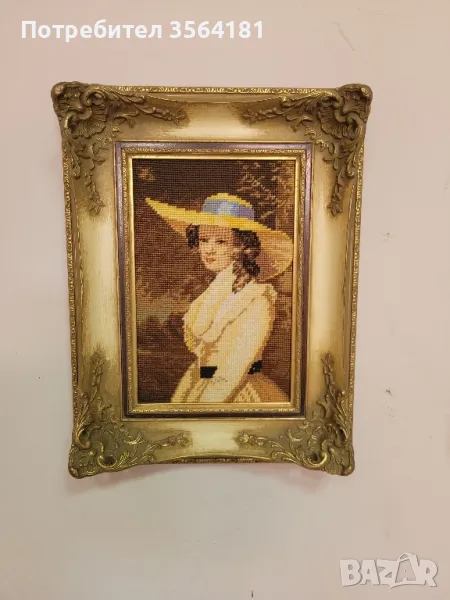 гоблен момичето с шапката , снимка 1