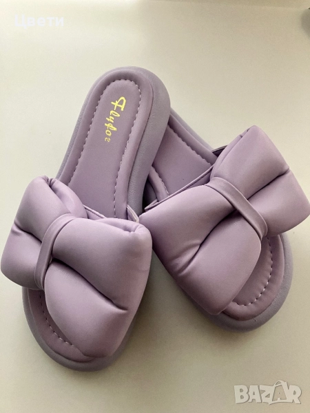 Лилави чехли, снимка 1