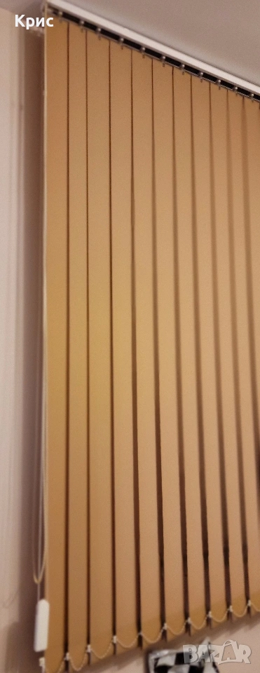 Вертикални щори за дълъг прозорец , снимка 1