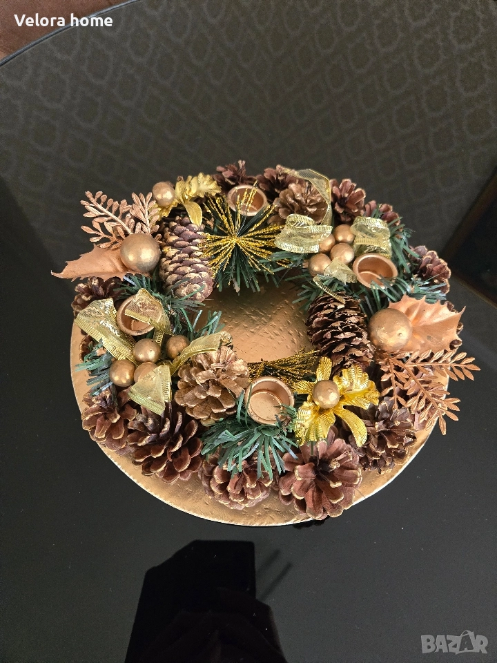 Венец/ свещник РЪЧНА ИЗРАБОТКА, снимка 1