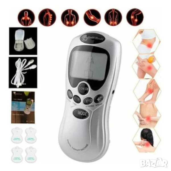 Електростимулатор масажор срещу болки по тялото и физиотерапия, снимка 1