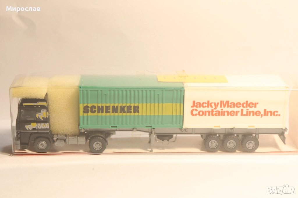 ROSKOPF 1:87 H0 RENAULT КОНТЕЙНЕР ВЛЕКАЧ МОДЕЛ КАМИОН, снимка 1