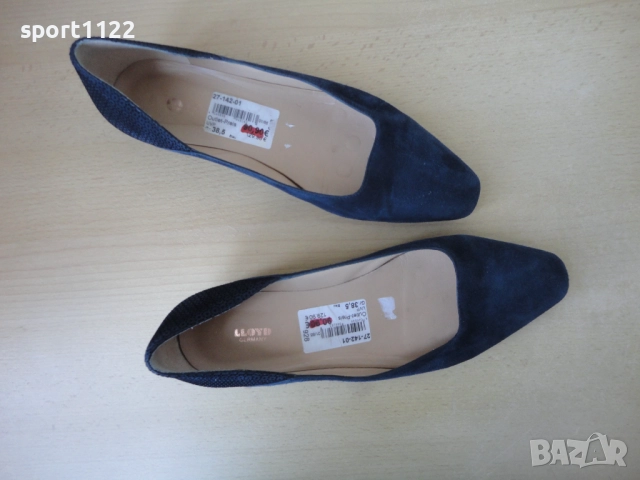 N38,5 Lloyd/естествена кожа/дамски обувки/балерини, снимка 3 - Дамски елегантни обувки - 52197235
