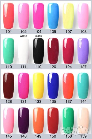  GD COCO Комплект 24 цвята плътен ув/лед гел за маникюр , снимка 2 - Продукти за маникюр - 27275749