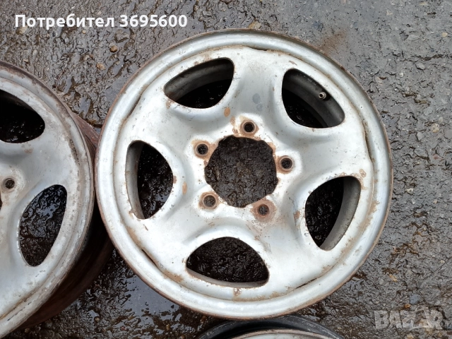 Железжи джанти 15 цола 5х139.7 Daihatsu Feroza Дайхатсу Фероза, снимка 2 - Гуми и джанти - 52798486