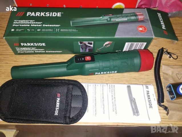 Преносим детектор за метал PARKSIDE водоустойчив пинпойнтер 3г.гаранция