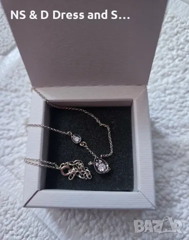 Сребърно колие 925, снимка 10 - Колиета, медальони, синджири - 45954190