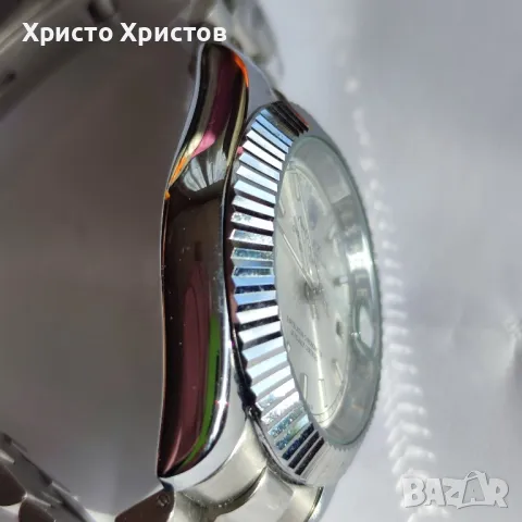 Новогодишна промоция!Мъжки механичен луксозен часовник Rolex DAY-DATE Oyster Perpetual , снимка 9 - Мъжки - 47445706