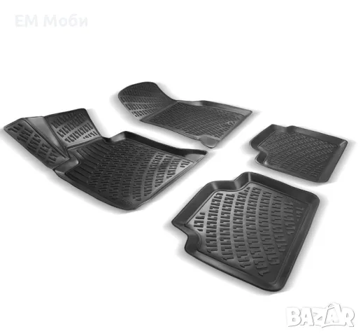 Гумени Стелки Rizline 3D тип Легени К-т 4 части за Skoda Superb III 2015-2019
