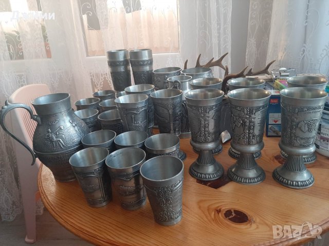 колекционерски зинн чаши бокали кани, снимка 2 - Антикварни и старинни предмети - 40900665