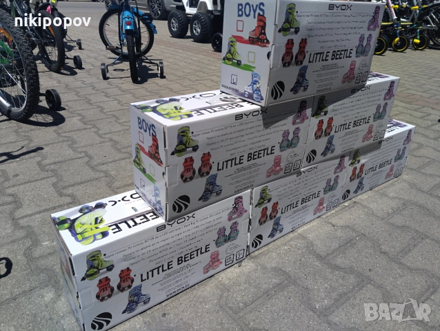 BYOX Детски кънки XS Little Beetle 26-29 Blue Boy, снимка 10 - Ролери, кънки - 53564742