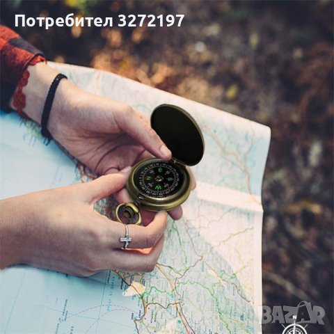 Ретро джобен Компас-Цинкова сплав,Ретро стил,Изискан външен вид, снимка 2 - Джобни - 40936571