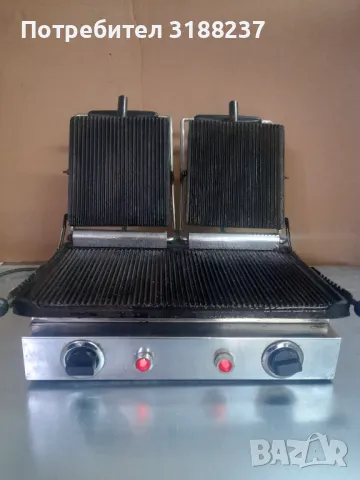 Професионалев двоен контактен грил/тостер преса, снимка 5 - Обзавеждане на кухня - 49337205