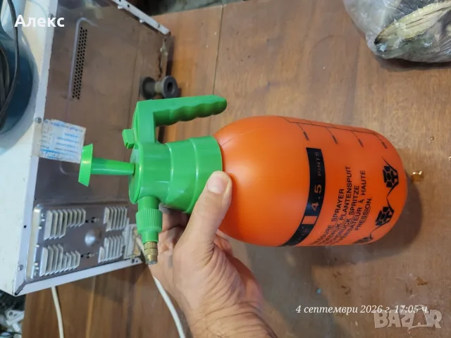 ръчна градинска пръскачка с предварително напомпване (Pressure Sprayer), снимка 3 - Градинска техника - 55958249