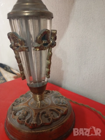 Настолна лампа стил Наполеон, снимка 3 - Настолни лампи - 53859235