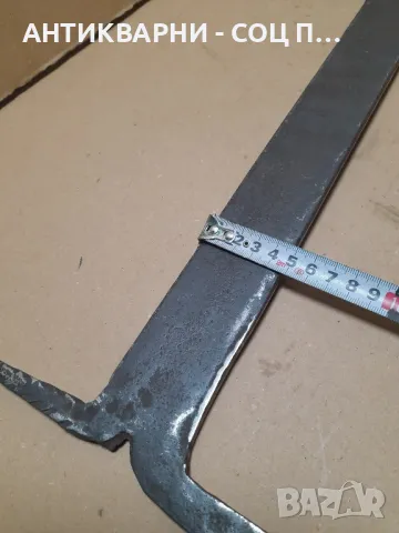 Соц Старо Ръчно Ковано Градинско Стъргало., снимка 11 - Антикварни и старинни предмети - 48851988