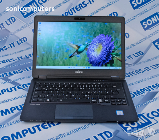 Fujitsu U729/I3-8/8GB DDR4/256GB SSD/FHD 12,4", снимка 1 - Лаптопи за дома - 44731816