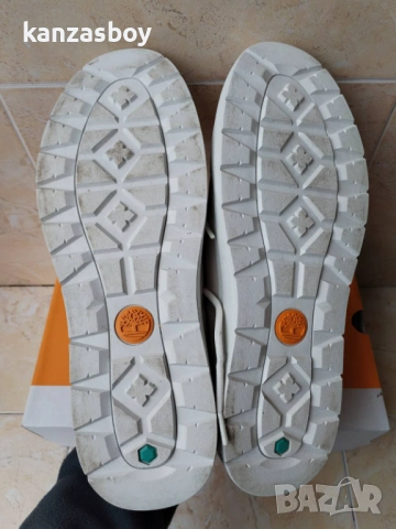 timberland Maple Grove Trainer for Men in White - мъжки кожени кецове КАТО НОВИ 45, снимка 10 - Кецове - 53470052