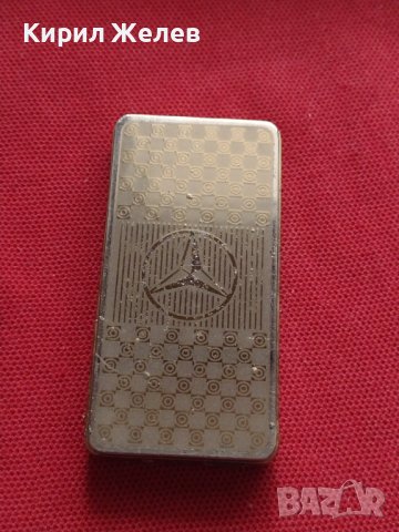 ДИЗАЙНЕРСКА ЗАПАЛКА МЕТАЛНА ЗЛАТИСТА MERCEDES С USB PORT МНОГО КРАСИВА СТИЛЕН ДИЗАЙН 34051
