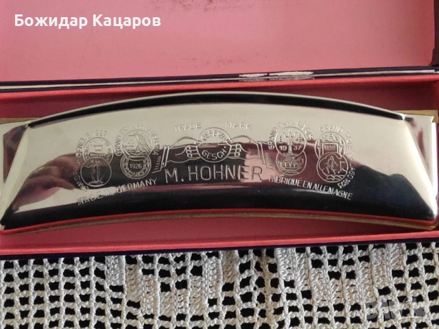 Стара устна хармоника. Lieblinge m hohner harmonica Отлично запазена. Цена - 35 евро. Пращам по Екон, снимка 5 - Духови инструменти - 53766631