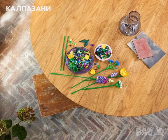 LEGO® Icons 10313 - Букет диви цветя - Wildflower Bouquet, снимка 4 - Конструктори - 44191887