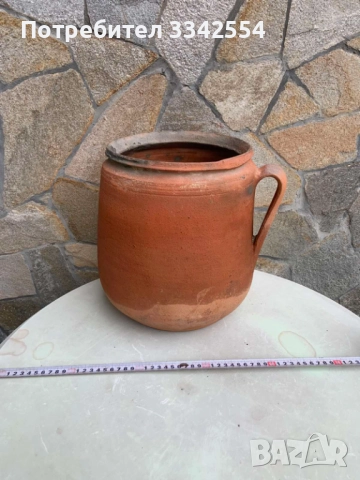 ДЕЛВА СТАРИННА КЕРАМИКА ГЛЕЧ ЗА ИНТЕРИОР ИЛИ ЗА ПОЛЗВАНЕ
