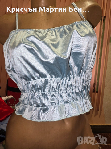 Бюстие сатен /л, снимка 2 - Корсети, бюстиета, топове - 44841127