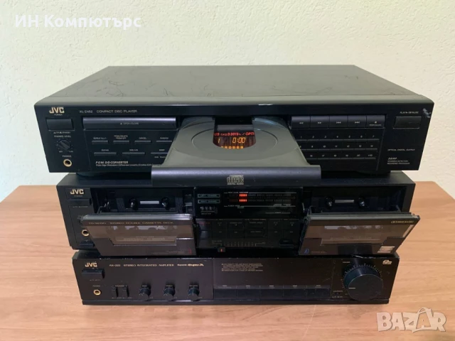 Продавам сет JVC от три компонента, снимка 5 - Ресийвъри, усилватели, смесителни пултове - 51083267