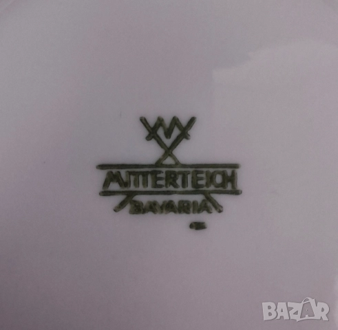 Mitterteich - Порцеланов сервиз, с нежни пастелни цветя и елегантен силует, снимка 6 - Сервизи - 52262493