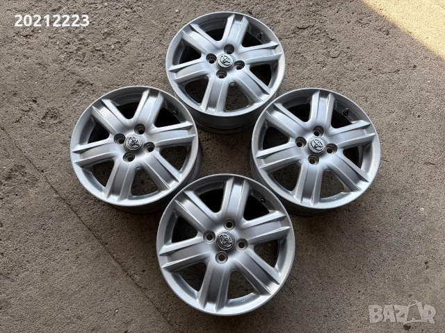4 броя алуминиеви джанти за Toyota iQ 15, снимка 6 - Гуми и джанти - 56165151