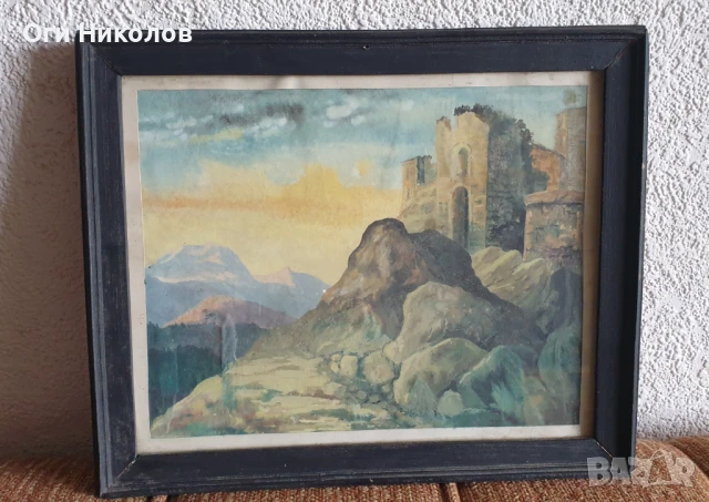 Авторска картина "Италия" на Георги Цигуларов- русенски художник